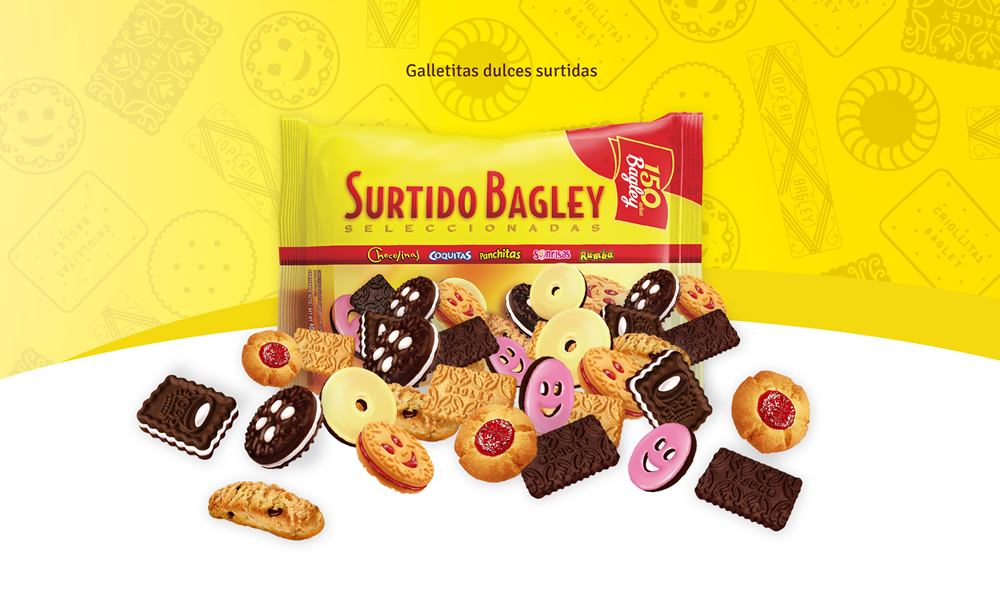 Galletitas - Cont. neto: 400 gr - Marca: Surtido Bagley - numero: 464