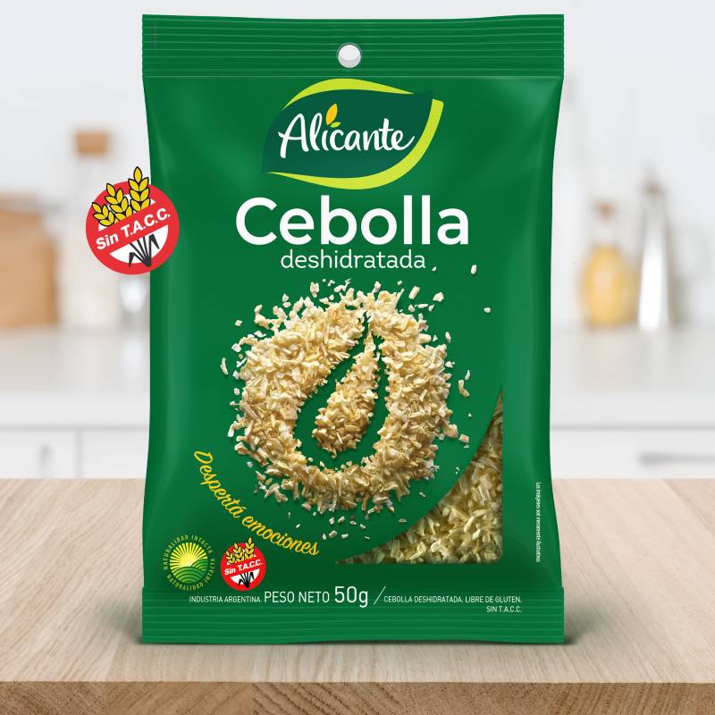 796 - Hierbas Cebolla deshidratada - Cont. neto: 50 gr - Marca: Alicante - numero: 796