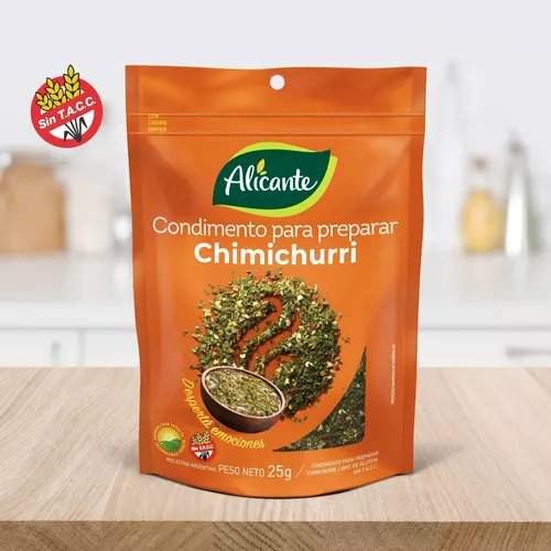 815 - Condimentos Para preparar chimichurri - Cont. neto: 25 gr - Marca: Alicante - numero: 815