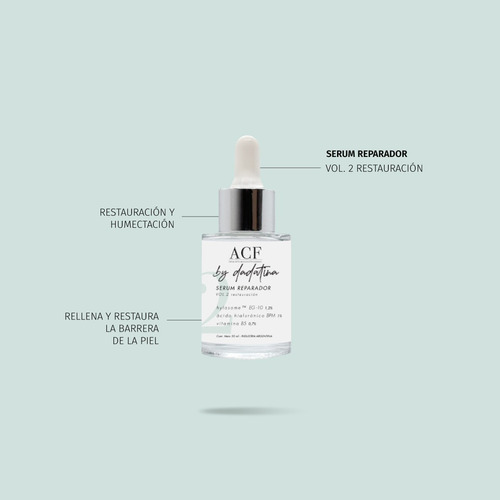 910 - Serum reparador Vol 2: restauración - Cont. neto: 30 ml - Marca: ACF By Dadatina - numero: 910