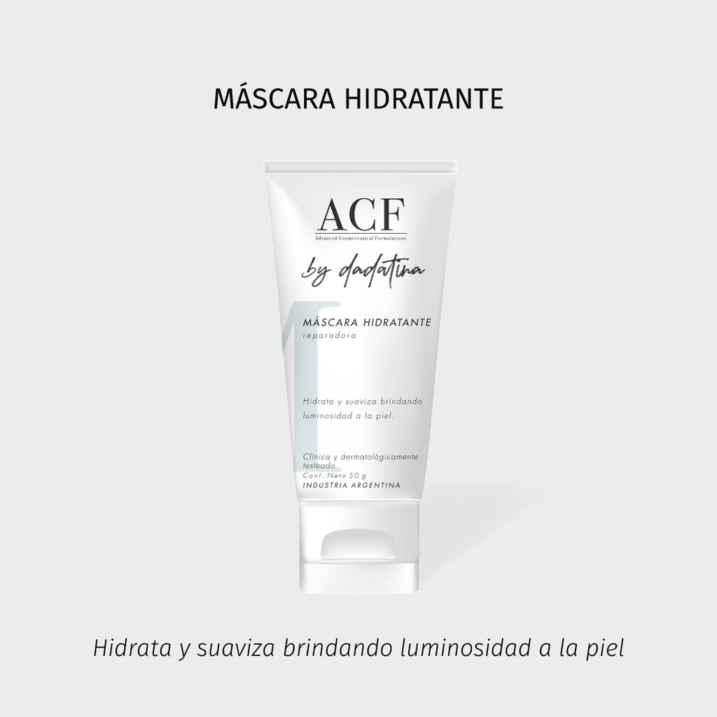 914 - Máscara hidratante Reparadora - Cont. neto: 50 gr - Marca: ACF By Dadatina - numero: 914