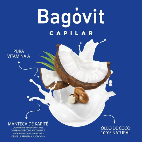 948 - Shampoo Nutrición profunda - Cont. neto: 350 ml - Marca: Bagovit - numero: 948