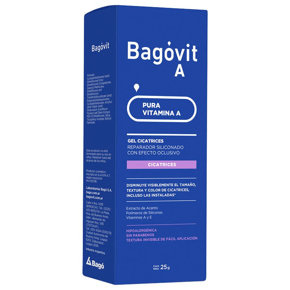 973 - Gel de limpieza Cicatrices - Cont. neto: 25 gr - Marca: Bagovit - numero: 973