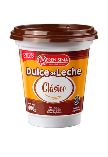Dulce de leche estilo clásico - 400 gr / 14.08 oz. - Marca: La Serenisima