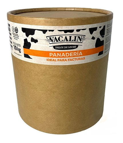 Dulce de leche PANADERO - 10 Kg / 22 Oz. - Marca: VACALÍN