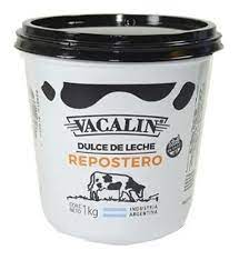 Dulce de leche tipo repostero  - 1 Kg / 35,2 Oz. - Marca: VACALÍN