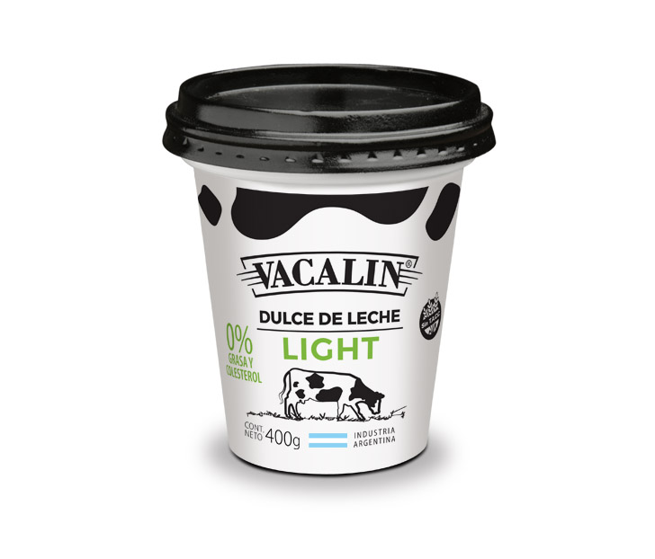 Dulce de leche light  - 400 gr / 14.08 Oz. - Marca: VACALÍN