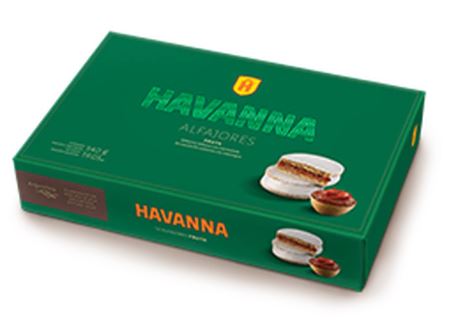 Alfajor con relleno de fruta  - Pack x 12 u. (La foto es a modo ilustrativo, la caja puede variar sin previo aviso) - Marca: HAVANNA