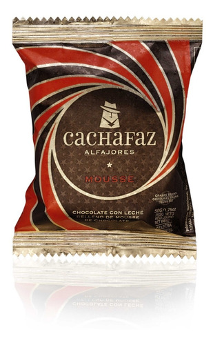 Alfajor relleno con mousse de chocolate cubierto de chocolate - 1 u