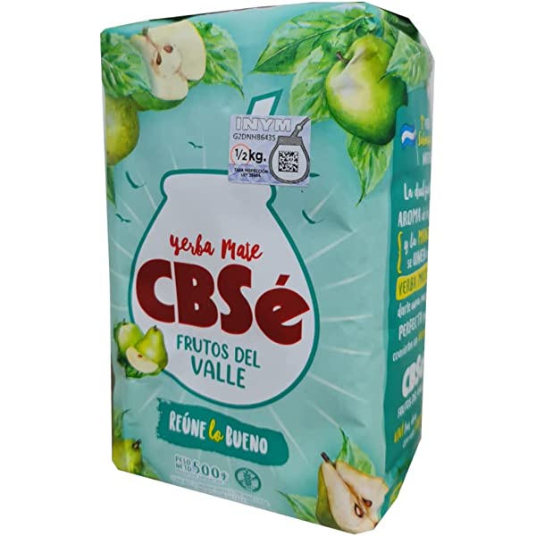 Yerba frutos del valle  - 500 gr / 17,6 oz. - Marca: CBSÉ