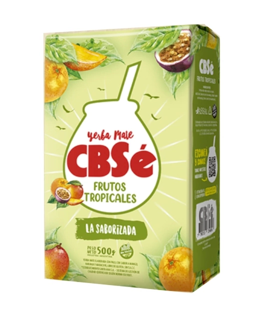 Yerba frutos tropicales  - 500 gr / 17,6 oz. - Marca: CBSÉ