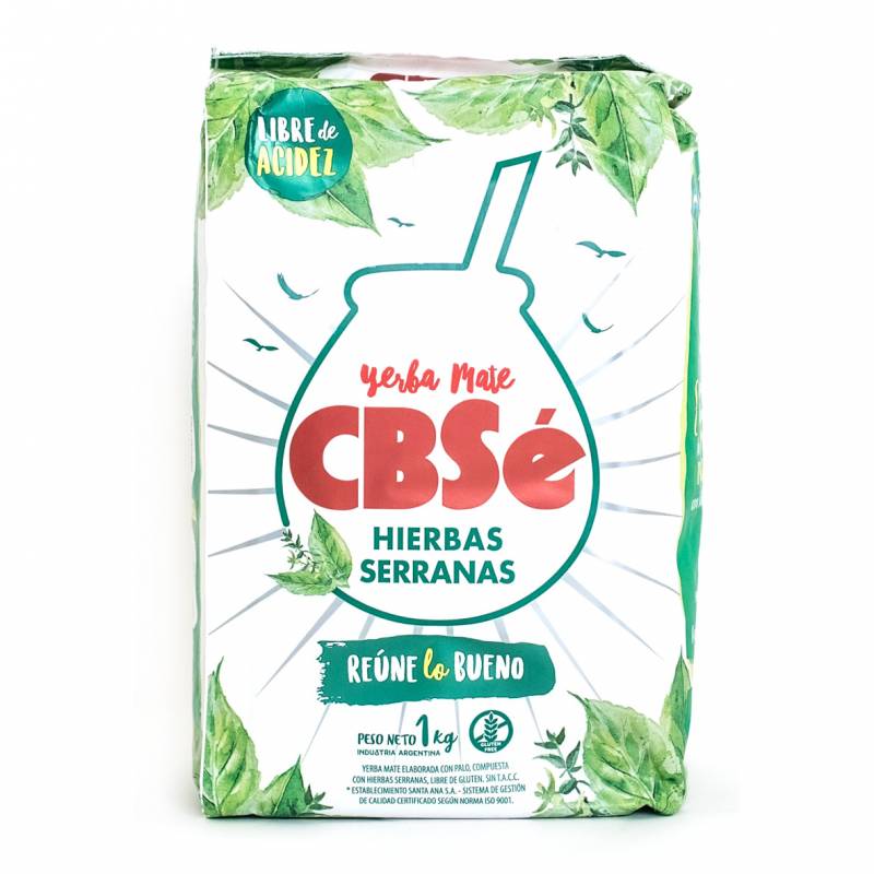 Yerba hierbas serranas  - 1000 gr / 35,2 oz. - Marca: CBSÉ