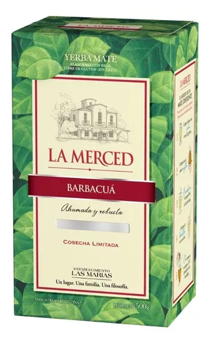 Yerba barbacua  - 500 gr / 17,6 oz. - Marca: LA MERCED