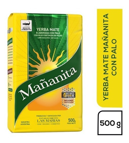 Yerba tradicional  - 500 gr / 17,6 oz. - Marca: MAÑANITA