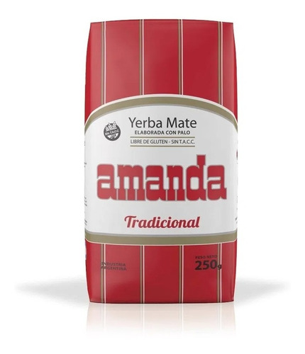 Yerba tadicional  - 250 gr / 8,8 oz. - Marca: AMANDA