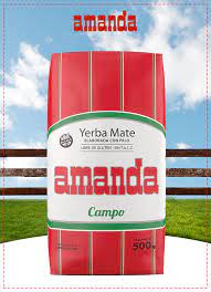 Yerba campo  - 500 gr / 17,6 oz. - Marca: AMANDA