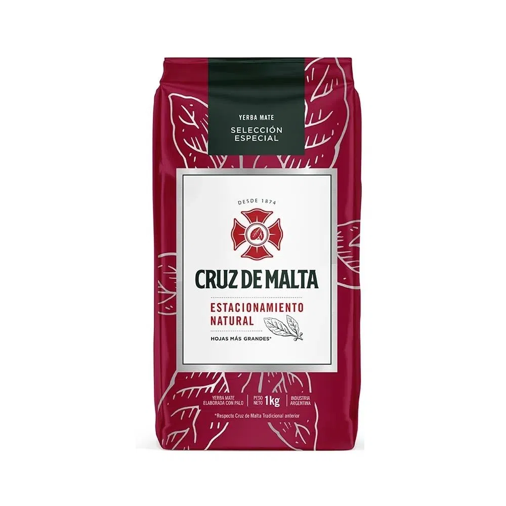 Yerba Estacionamiento Natural - 1000 gr / 35,2 oz. - Marca: CRUZ DE MALTA