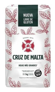 Yerba tradicional  - 1000 gr / 35,2 oz. - Marca: CRUZ DE MALTA