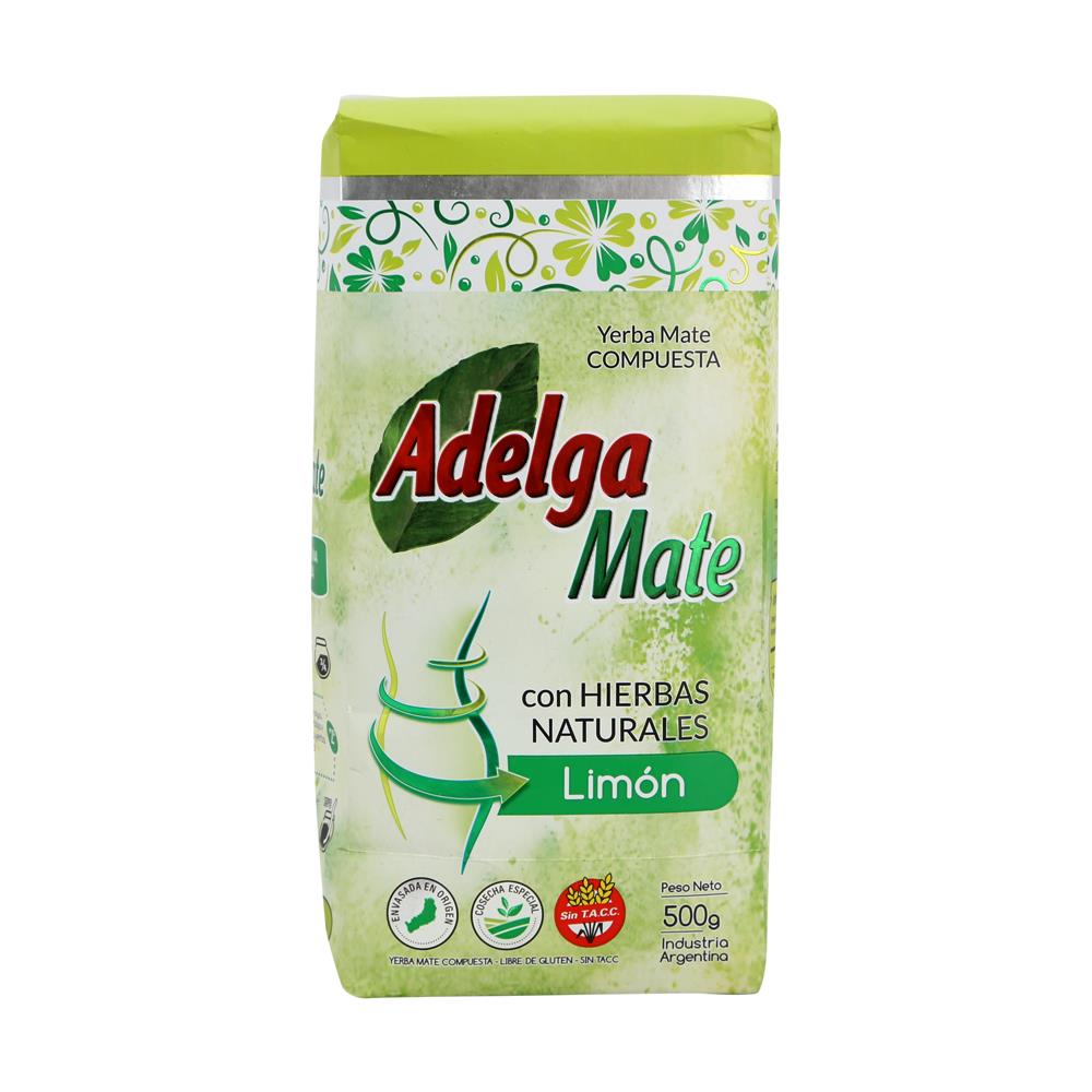 Yerba con sabor a limon  - 500 gr / 17,6 oz. - Marca: ADELGAMATE