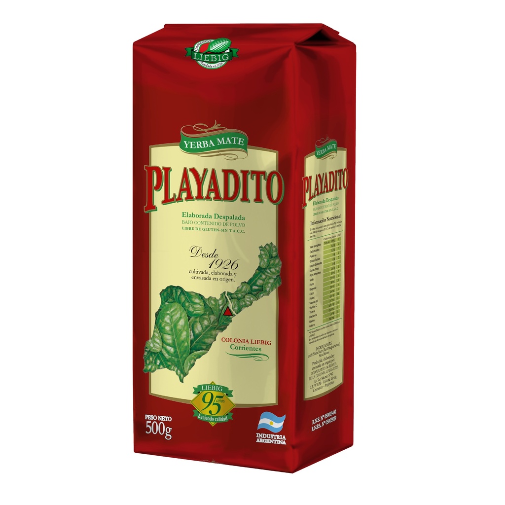 Yerba despalada  - 500 gr / 17,6 oz. - Marca: PLAYADITO