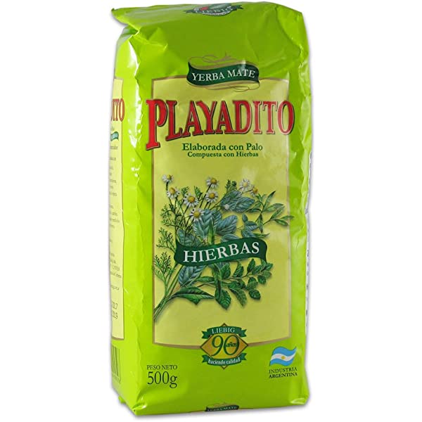 Yerba compuesta con hierbas  - 500 gr / 17,6 oz. - Marca: PLAYADITO