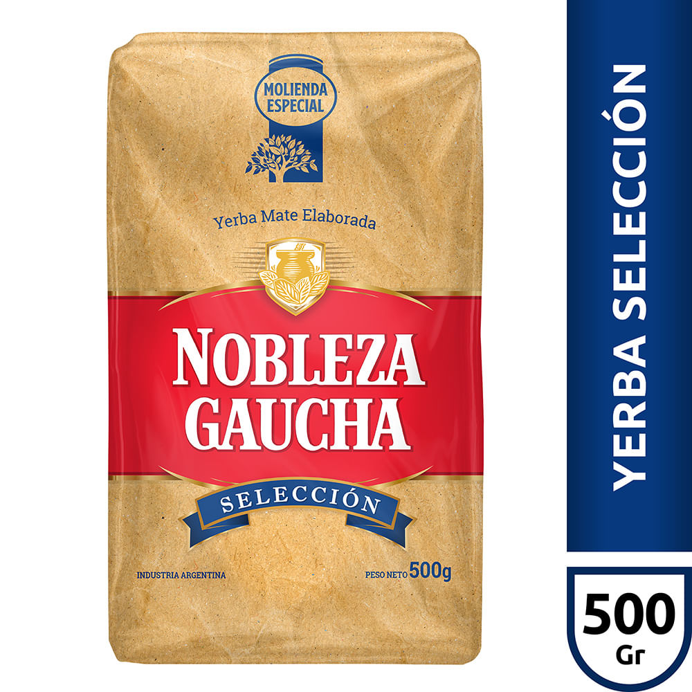 Yerba seleccion  - 500 gr / 17,6 oz. - Marca: NOBLEZA GAUCHA