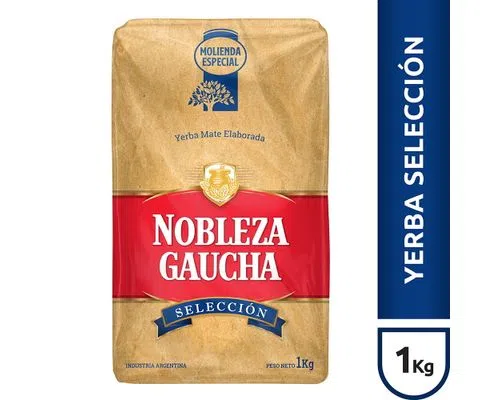 Yerba seleccion  - 1000 gr / 35,2 oz. - Marca: NOBLEZA GAUCHA