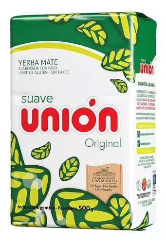 Yerba suave original  - 500 gr / 17,6 oz. - Marca: UNIÓN