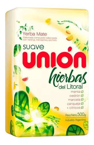 Yerba hierbas del litoral  - 500 gr / 17,6 oz. - Marca: UNIÓN