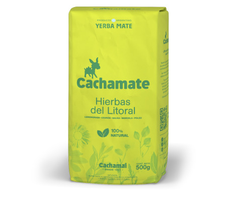 Yerba hierbas del litoral  - 500 gr / 17,6 oz. - Marca: CACHAMATE