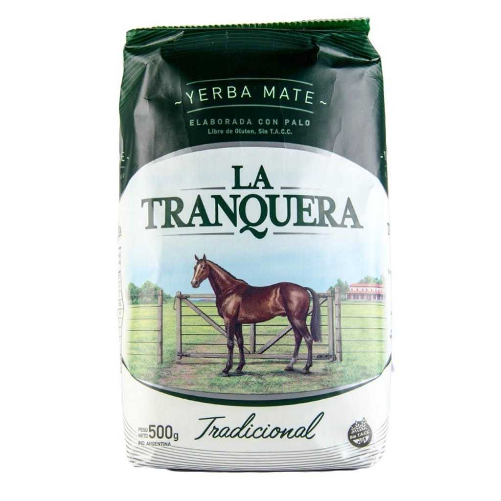 Yerba tradicional  - 500 gr / 17,6 oz. - Marca: LA TRANQUERA