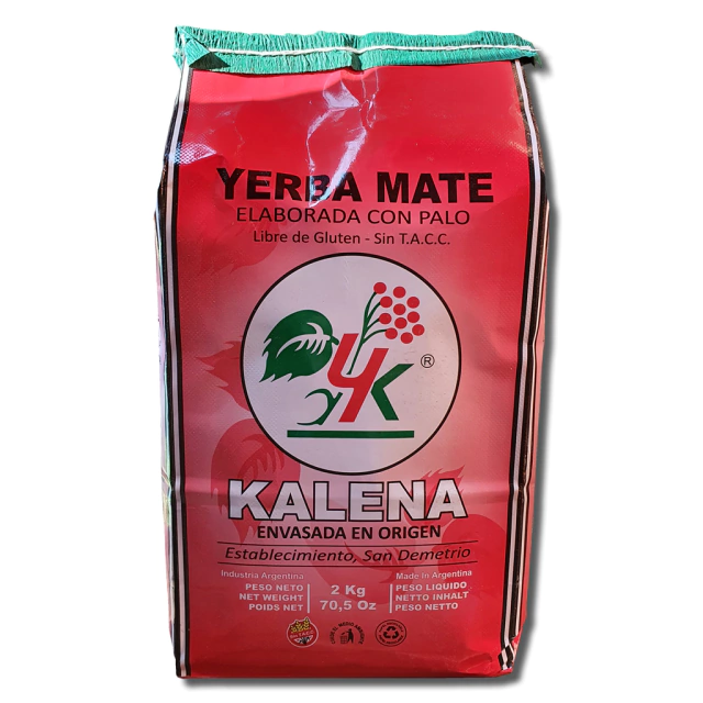 Yerba tradicional molida  - 2000 gr / 4,4 lb. - Marca: KALENA