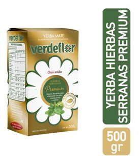 Yerba hierbas serranas premiun  - 500 gr / 17,6 oz. - Marca: VERDEFLOR