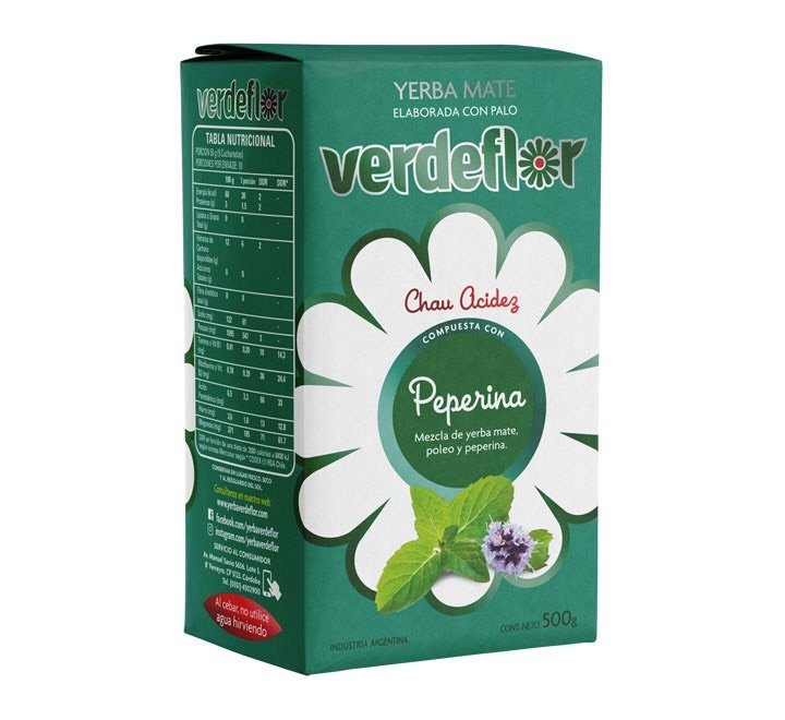 Yerba peperina  - 500 gr / 17,6 oz. - Marca: VERDEFLOR