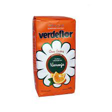 Yerba con naranja  - 500 gr / 17,6 oz. - Marca: VERDEFLOR