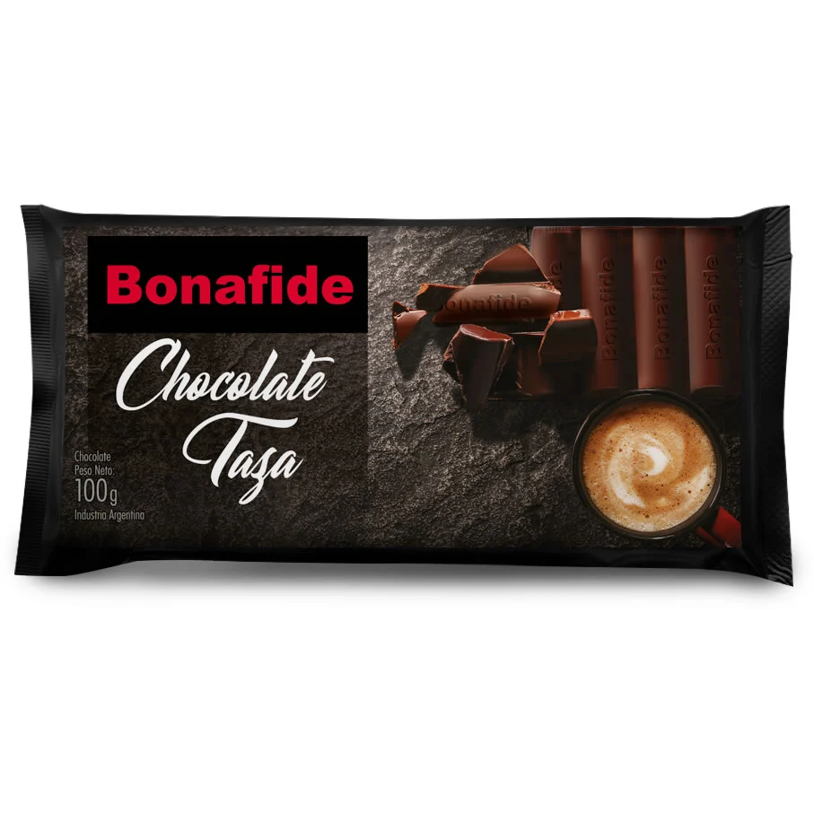 Chocolate para Taza  en tableta - 100 gr / 3,5 Oz. - Marca: BONAFIDE