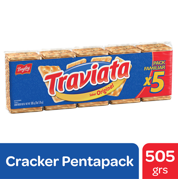 Galletitas Sabor original - 500 grs / 17,6 Oz. - Marca: Traviata