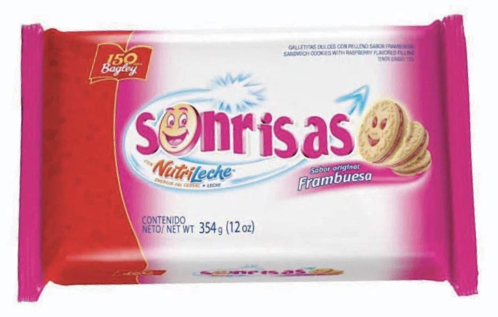 Galletitas "Sonrisas"  - 324 g / 11,4 oz. - Marca: Sonrisas