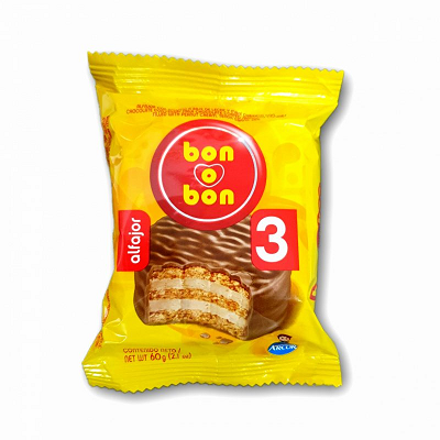 Alfajor leche  - 60 gr / 2,1 oz. - Marca: BON O BON