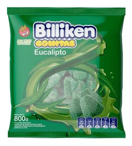 Gomitas Eucalipto - 800 gr / 28,2 Oz. - Marca: BILLIKEN