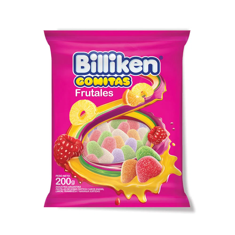 Gomitas Frutales - 200 gr / 7.06 Oz. - Marca: Billiken