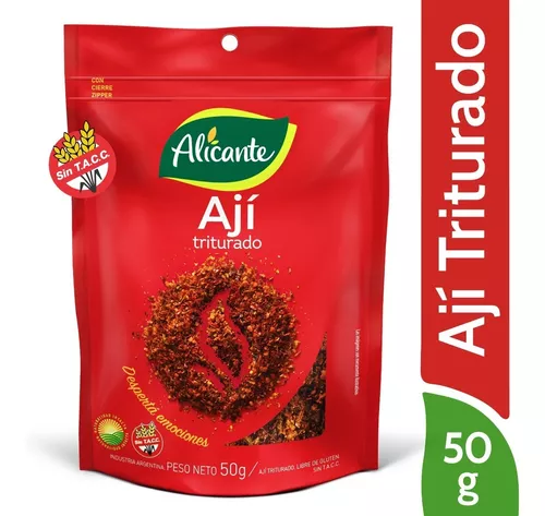 Ají triturado - 50 gr / 1,7 Oz. - Marca: Alicante