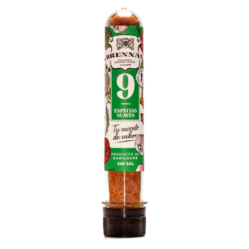 Especias ahumadas 9 especias suaves - Marca: BRENNAN