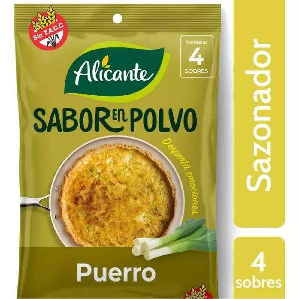 Sabor en polvo Puerro - 30 gr / 1.05 Oz. - Marca: Alicante