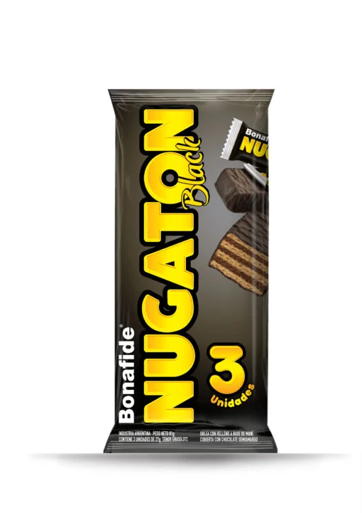 Nugaton Black - 3 u. - Marca: BONAFIDE