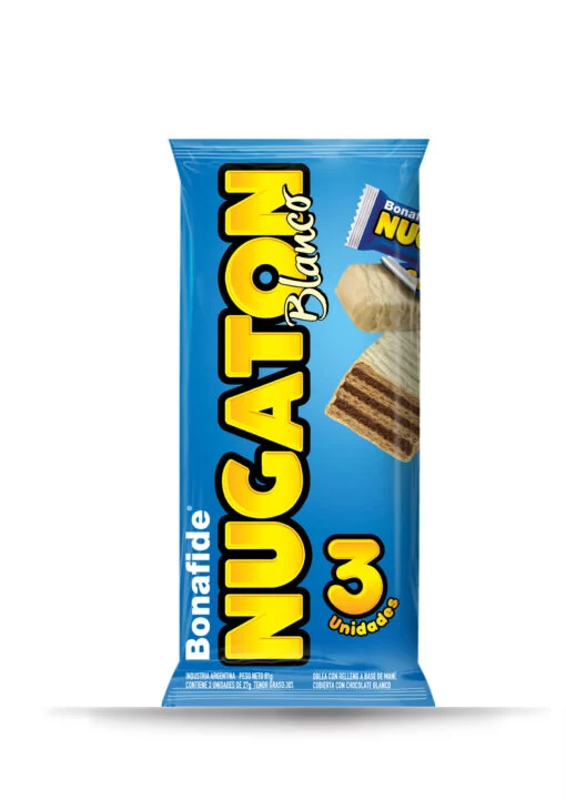 Nugaton blanco - 3 u. - Marca: BONAFIDE