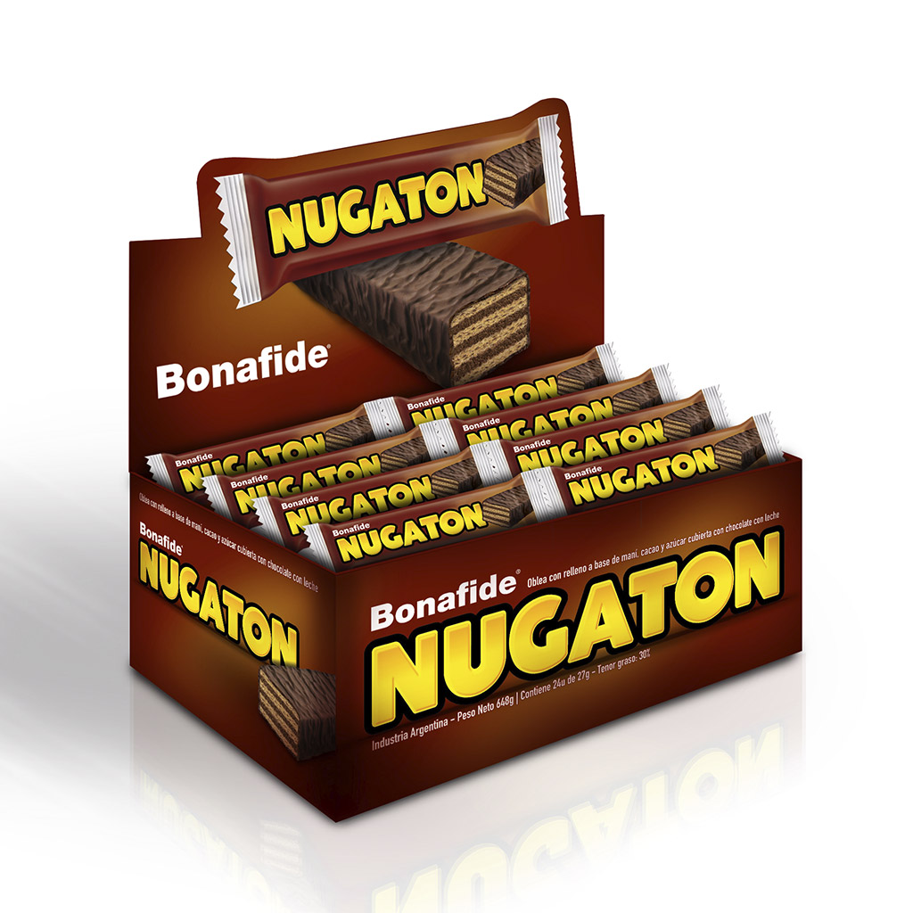 Nugaton leche  - Display x 24 u. - Marca: BONAFIDE