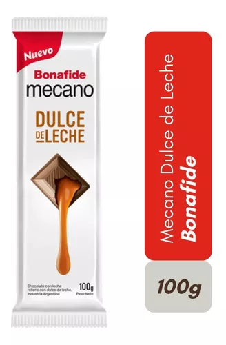 Mecano con chocolate con leche - 100 g / 3,5 oz. - Marca: BONAFIDE