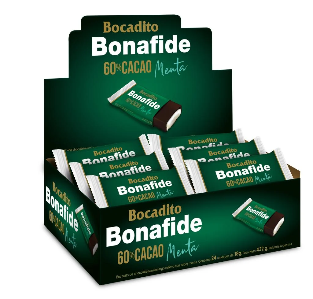 Bocadito de menta - Display x 24 u. - Marca: BONAFIDE