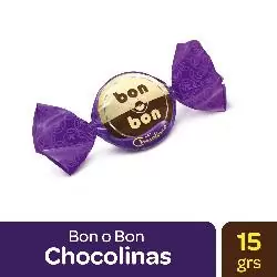 Bombón de chocolate con chocolinas  - 15 gr / 0,5 Oz. - Marca: BON O BON
